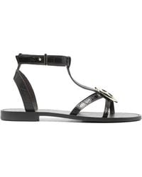 Maje - Buckle-Fastening Sandals - Lyst
