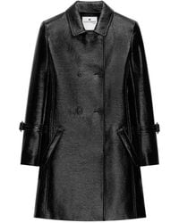 Courreges - Abrigo Con Doble Botonadura - Lyst