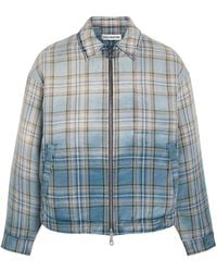 Cole Buxton - Checked Zip-Up Jacket - Lyst
