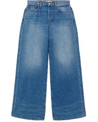 RE/DONE - Minerva Stud-Embellished Jeans - Lyst