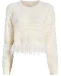 Cinq À Sept - Vivi Fringed Sweater - Lyst