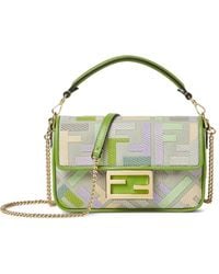 Fendi - Mini Baguette Tote Bag - Lyst