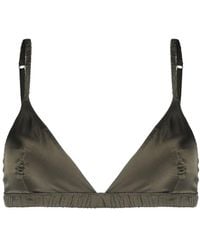 Maison Close - Silk Triangle Cup Bra - Lyst