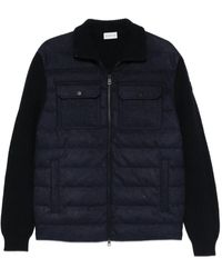Moncler - Knit Padded Front Jacket - Lyst
