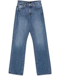 7 For All Mankind - Tess Belt-Loop Jeans - Lyst