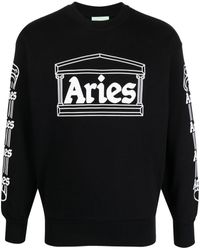 Aries - Logo-print Detail Jumper - Lyst