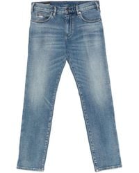 Emporio Armani - Straight-Leg Trousers - Lyst