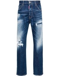 DSquared² - Vaqueros Rectos Con Rayas Laterales - Lyst