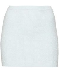 Wardrobe NYC - Mini-Rok Van Badstof - Lyst