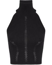 RTA - High-Neck Crop Top - Lyst