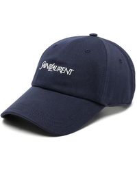 Saint Laurent - Baseballkappe Mit Logo - Lyst