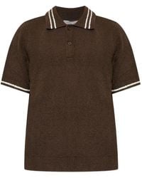 Samsøe & Samsøe - Sapedro Striped-Trim Polo Shirt - Lyst