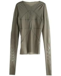 Rick Owens - Semi-Sheer Top - Lyst