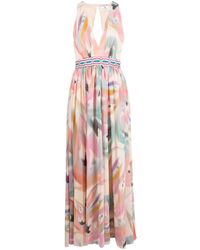 Etro - Abito Con Scollo A V - Lyst