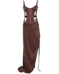Maria Lucia Hohan - Robe Longue Corset Maleena Matelassée - Lyst