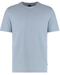 BOSS - Cotton-blend T-shirt - Lyst