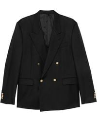 Lardini - Double-Breasted Peak-Lapels Jacket - Lyst
