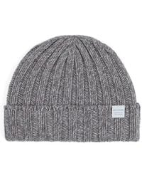 Paul & Shark - Ribbed Beanie Hat - Lyst
