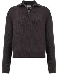 Paul & Shark - Gerippter Pullover Mit Reißverschluss - Lyst