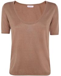Rossopuro - T-Shirt À Encolure Arrondie - Lyst