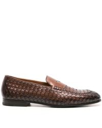 Doucal's - Penny-slot Woven Leather Loafers - Lyst