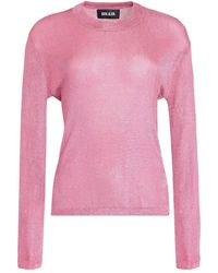 SER.O.YA - Hana Metallic Fine-Knit Top - Lyst