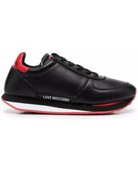 Love Moschino - Low-top Lace-up Sneakers - Lyst