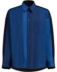 Marni - Pinstriped-pattern Virgin-wool Shirt - Lyst