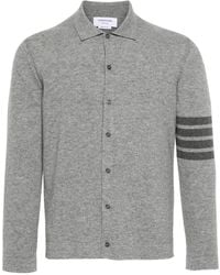 Thom Browne - 4-Bar Stripe Cashmere Cardigan - Lyst