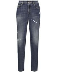 Dolce & Gabbana - Jeans mit geradem Bein - Lyst