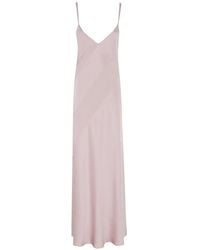 Antonelli - V-Neck Panelled Maxi Dress - Lyst