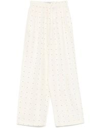 Rohe - ドット シルクパンツ - Lyst