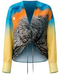 Silvia Tcherassi - Merida Drawstring Blouse - Lyst