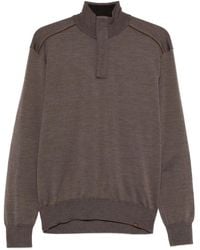 Paul & Shark - High-Neck Half-Zip Sweater - Lyst