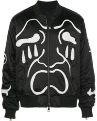 Haculla - Scream Embroidered Bomber Jacket - Lyst