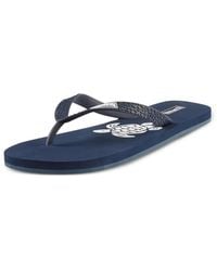 Vilebrequin - Polyurethane Flip-Flops With Turtle Print - Lyst