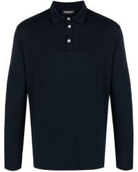 Dondup - Long-sleeve Wool-blend Polo Shirt - Lyst