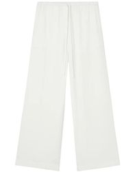 TOTEME - Drawstring Wide-Leg Trousers - Lyst