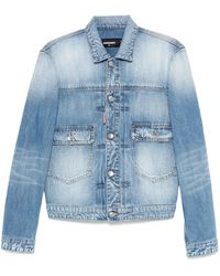 DSquared² - 'Heritage' Boxy Denim Jacket - Lyst