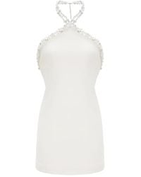retroféte - Beaded Halter Neck Mini Dress - Lyst