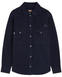 Blazé Milano - Berber Logo-Embroidered Denim Shirt - Lyst