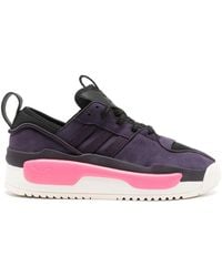 Y-3 - Rivalry Sude-panelled Sneakers - Lyst