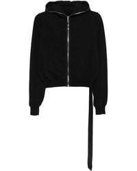Rick Owens - Felpa Con Cappuccio E Zip - Lyst