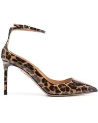 Aquazzura - Pumps Mit Leoparden-Print - Lyst