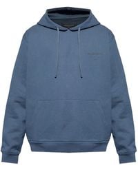 AllSaints - Logo-Print Hoodie - Lyst