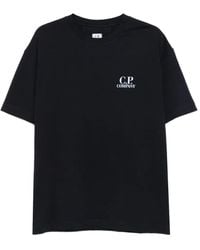 C.P. Company - Camiseta de algodón con logo estampado - Lyst