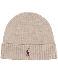 Polo Ralph Lauren - Logo-Embroidered Wool Hat - Lyst