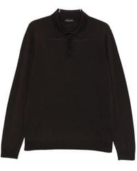 Roberto Collina - Long-Sleeve Polo Shirt - Lyst
