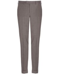 PT Torino - Pressed-Crease Turn-Up Trousers - Lyst