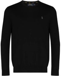 Polo Ralph Lauren - Logo Embroidery Crew Jumper - Lyst